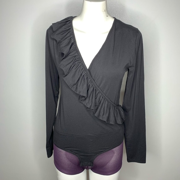 J. Crew Tops - JCrew ruffle bodysuit